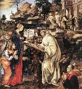 LIPPI, Filippino Apparition of The Virgin to St Bernard sg Sweden oil painting reproduction